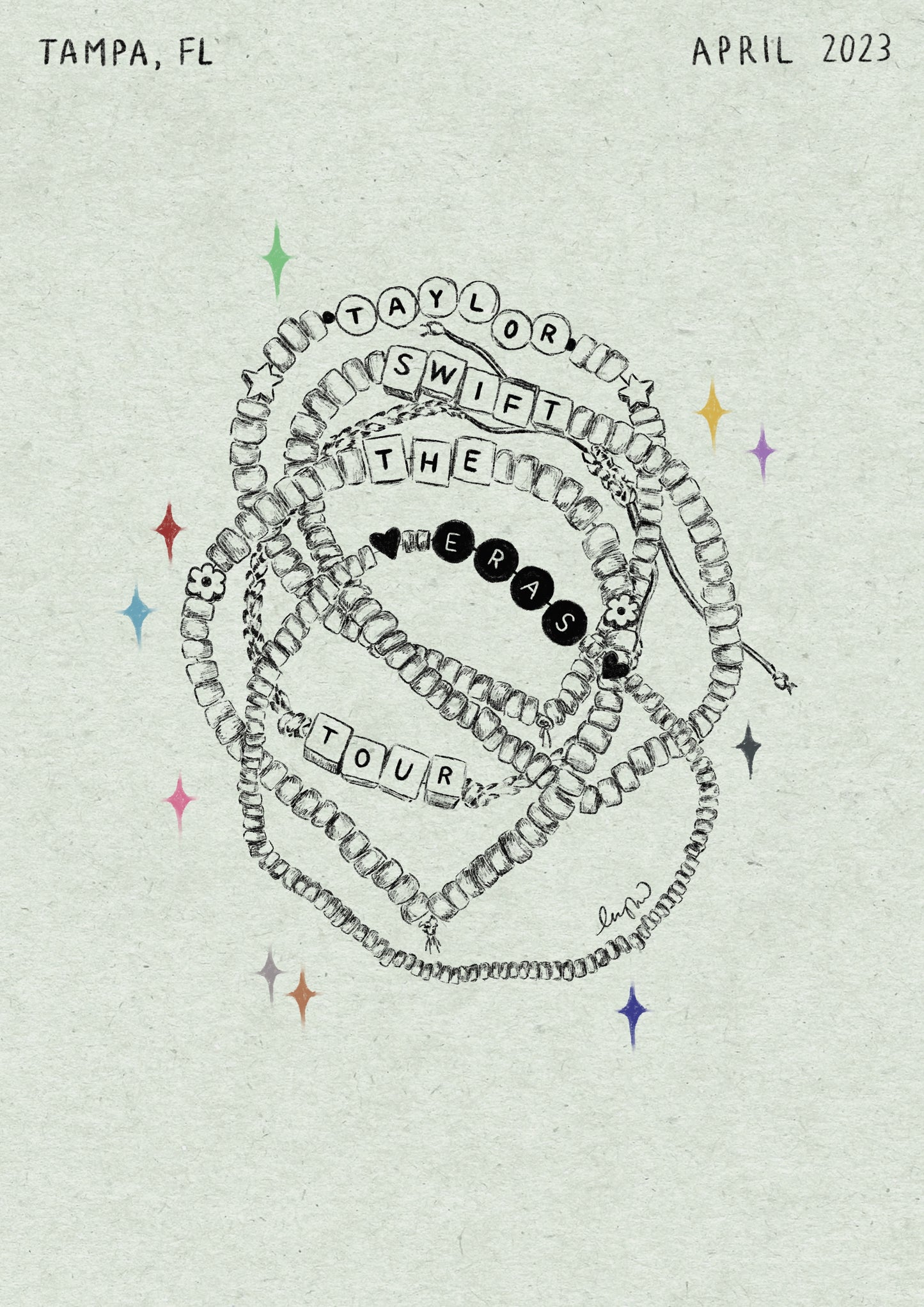 Friendship Bracelets Posters (Month versions)
