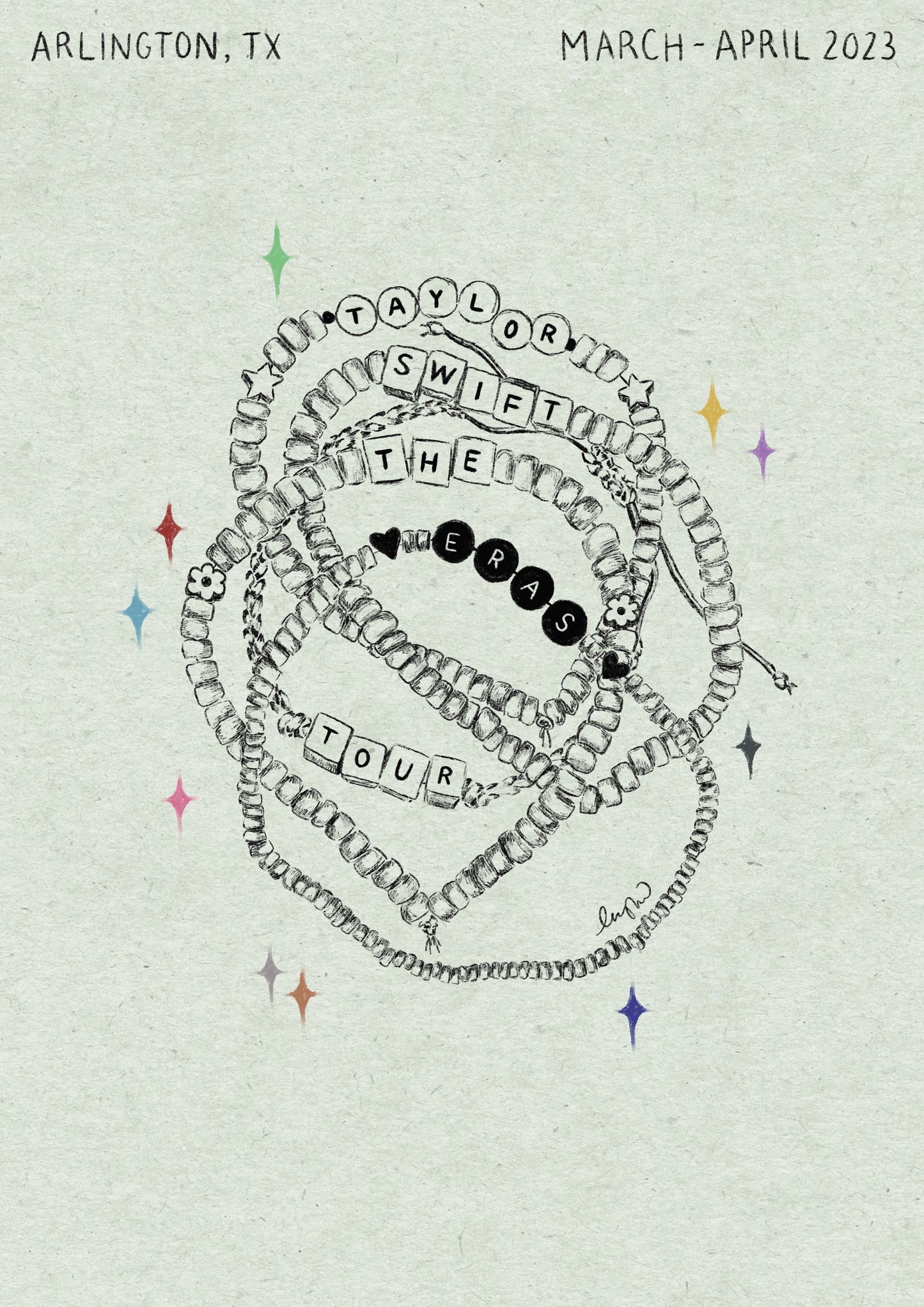 Friendship Bracelets Posters (Month versions)